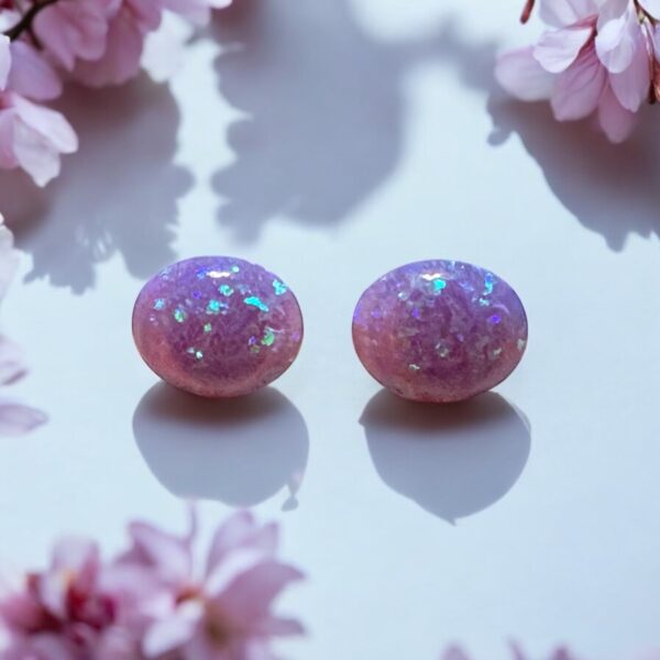 8x10 Opal Stud Earrings