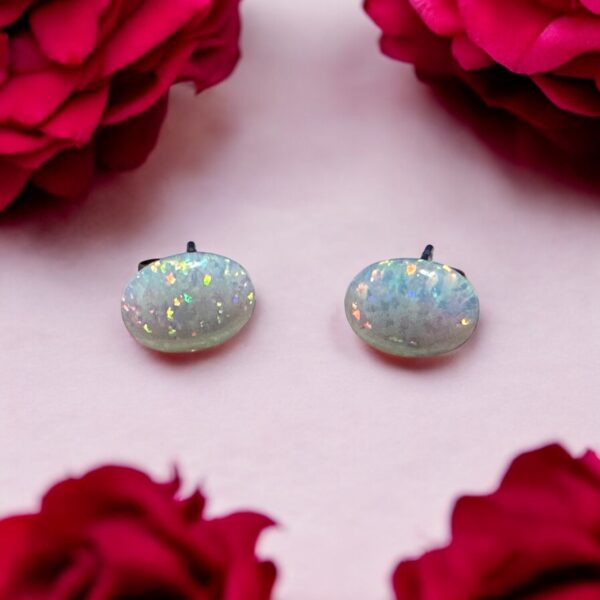 6x8 Opal Earrings