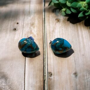 Blue Turquoise Earrings